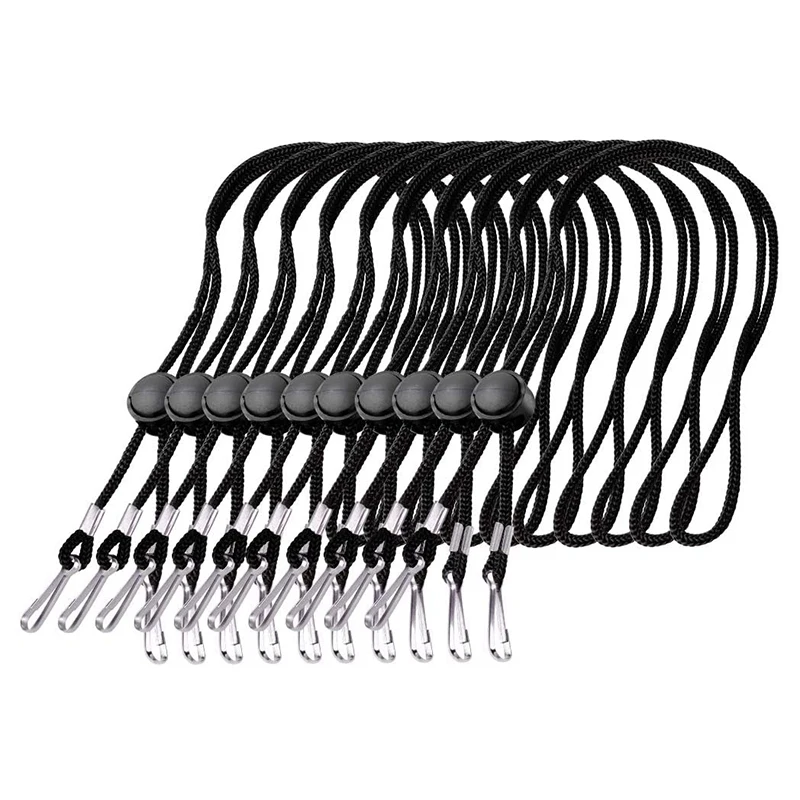 

10 Packs of Adjustable Length Mask Lanyard Convenient and Convenient Safety Mask Holder Can Be Hung Around the Neck