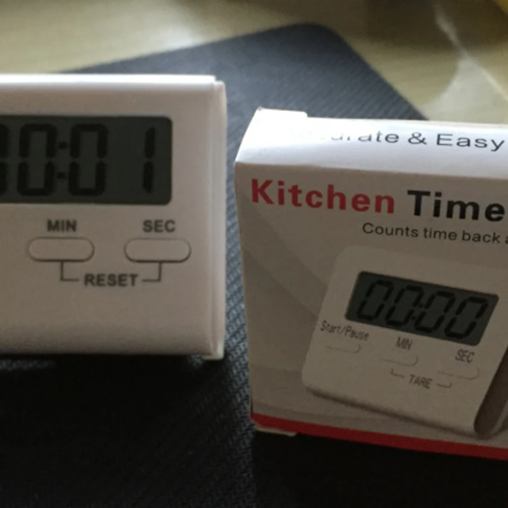 

LCD Digital Kitchen Cooking Timer Count Down Up Clock Loud Alarm Magnetic Hour Meter