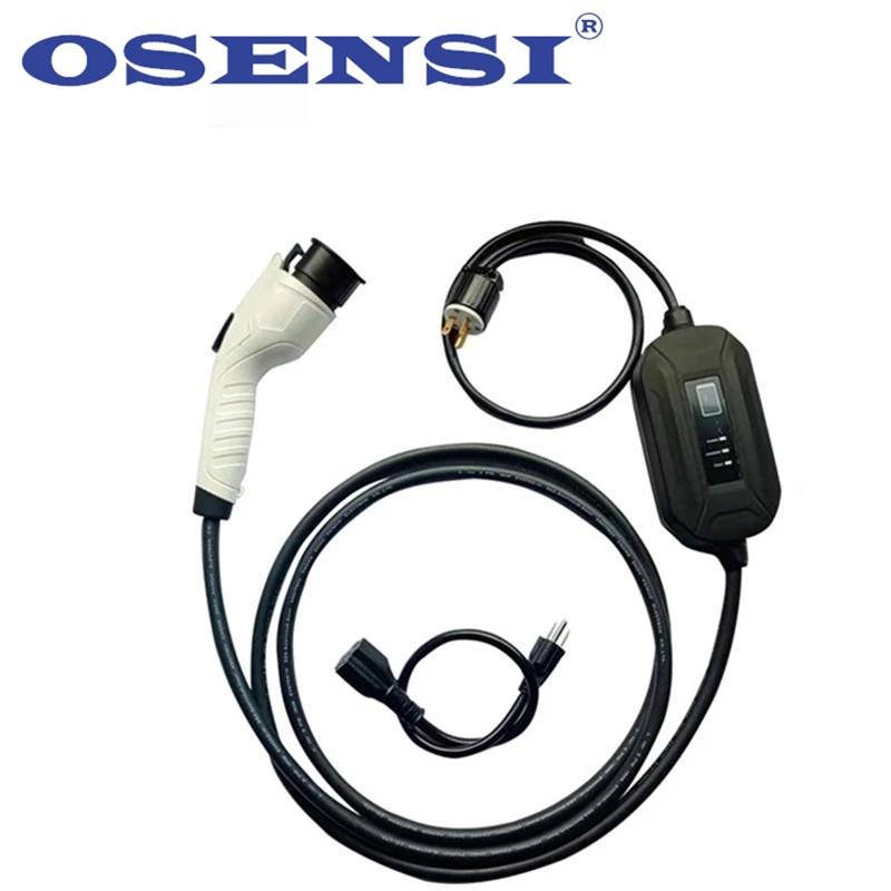 Автомобильное зарядное устройство OSENSI SAE J1772 EVSE электрозарядное EV Level 2 AC 110-250 В 16 А
