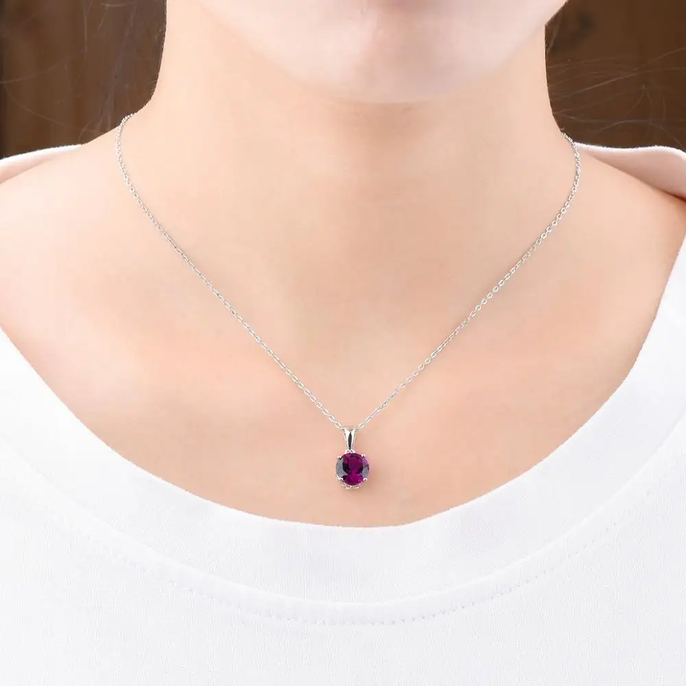 Женская подвеска из белого золота LP 14 карат натуральный драгоценный камень