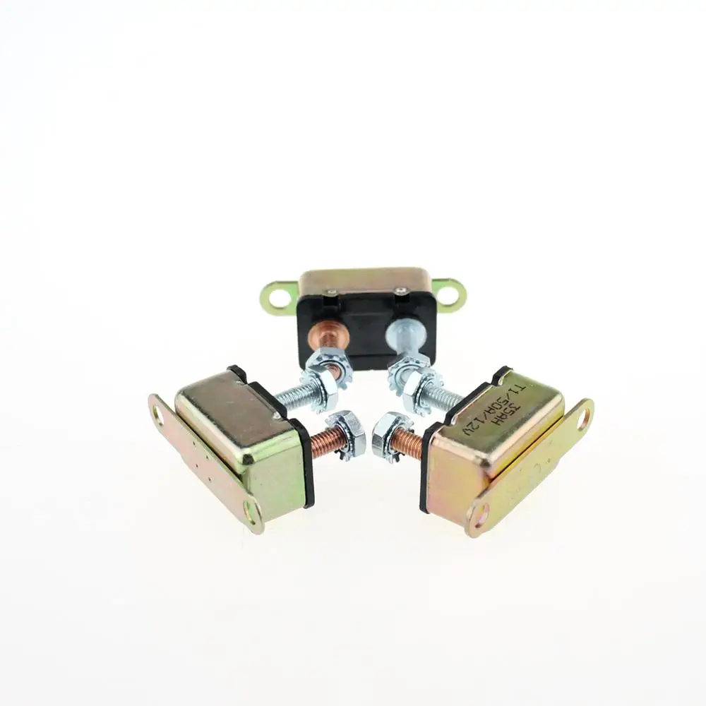 40A 12v Auto Automatic Fuse Reset Circuit Breaker Copper Stud Bolt Type 1 40 Amp |