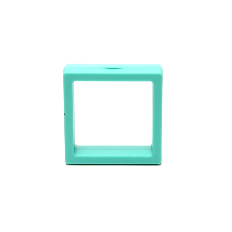 Color-7x7cm Коробка для демонстрации ювелирных изделий для создания баланса прозрачной коробки для демонстрации ювелирных изделий подвесной плавающий Чехол-держатель - Цвет: Color-7x7cm