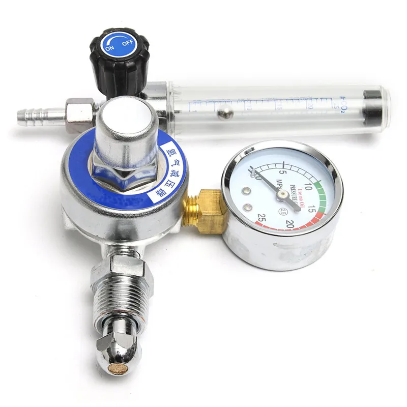 

AR Reducer Pressure Gas Flowmeter 15mpa Argon CO2 Pressure Gas Flow Meter Regulator Welding Gauge