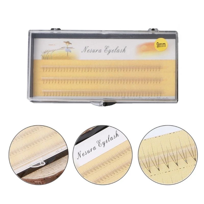 Индивидуальные 3D Волнистые норковые 0 07 C черные ресницы для наращивания
