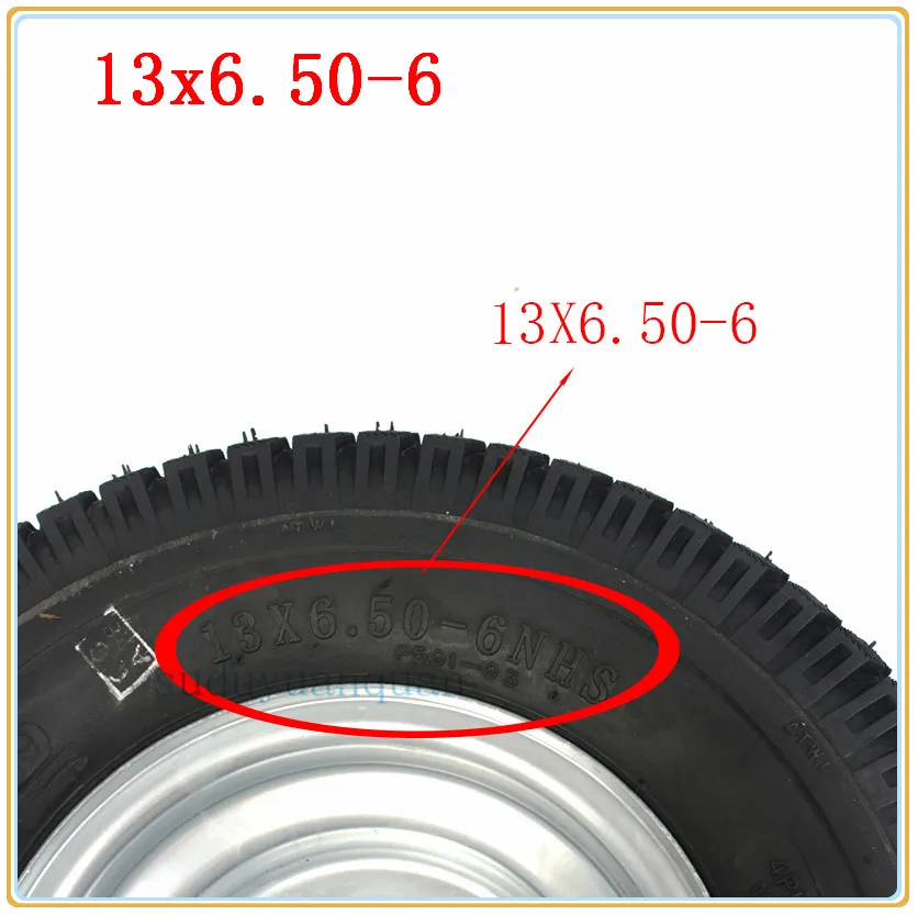 13 дюймов вакуумные колеса 13x6. 50-6 шины для 4 колеса ATV Go-kart экскурсионные автомобильные аксессуары для ГОЛЬФ багги косилки газонокосилки
