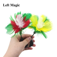 feather flower disappearing magic tricks close up street stage magic props illusions gimmick accessories comedy