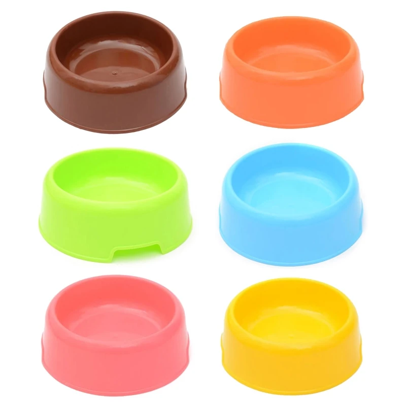 

Dog Food Feeding Water Dish Plastic Bowls Dog and Cat Supply Plastic Food Feeding Water Dish Bowl Feeder Practical Dish