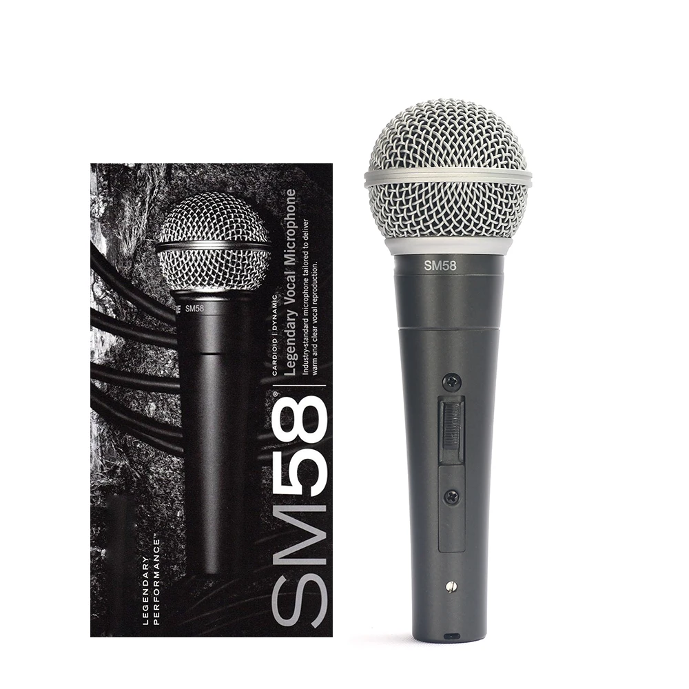 Бесплатная доставка высокое качество shure SM58S SM58-LC SM 58 профессиональный