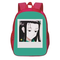 13 inches hunter x hunter school bags fashion cartoon anime 3d print teens backpack students bookbag boys girls knapsack