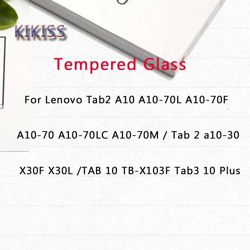 For Tab2 A10 A10-70L Закаленное Стекло для lenovo Tab E7 E8 M10 P10 Tab2 3 4 эфирных A10 A10-70L TB3-710I TB-7304X TB-7504X защита экрана планшета - Цвет: For Tab2 A10 A10-70L