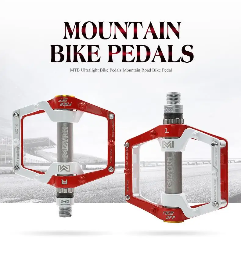 Bicycle pedals Ultralight aluminum alloy bearing ankle CNC machining Mountain bike Palin pedal