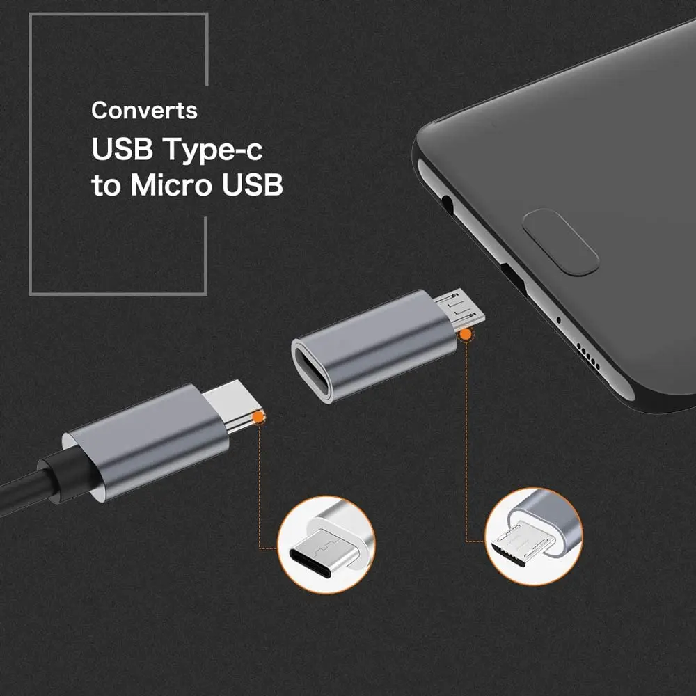 

Portable Meide magnetic Cable USB Type C Adapter to Micro USB Female for Type C Male Converter Adapter USB-C for Huawei Xiao Mi