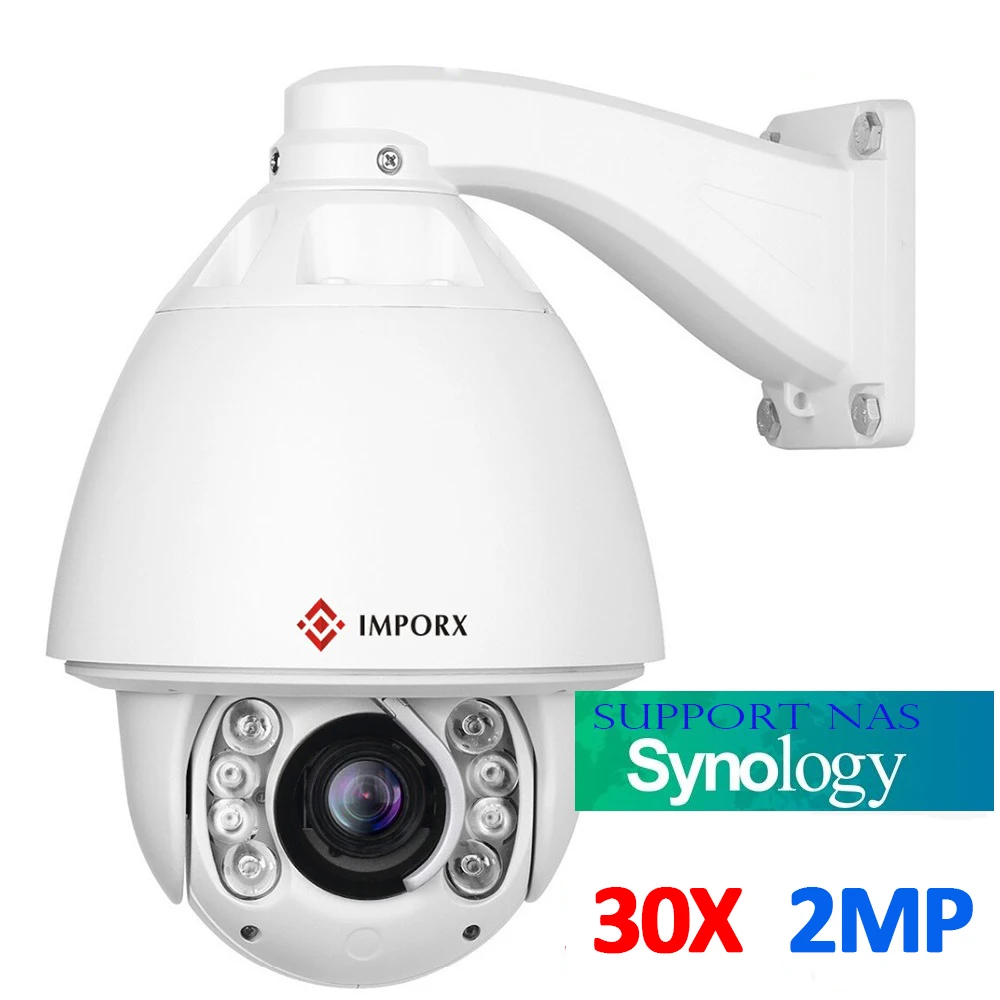 IMPORX 5 дюймов 2MP 20X 30X зум POE автоматическое отслеживание высокая скорость купольная