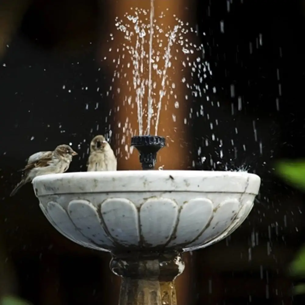 

1.6W 8V Mini Solar Powered Fountain Garden Pool Pond Solar Panel Floating Fountain Garden Decoration Water Fountain In Stock