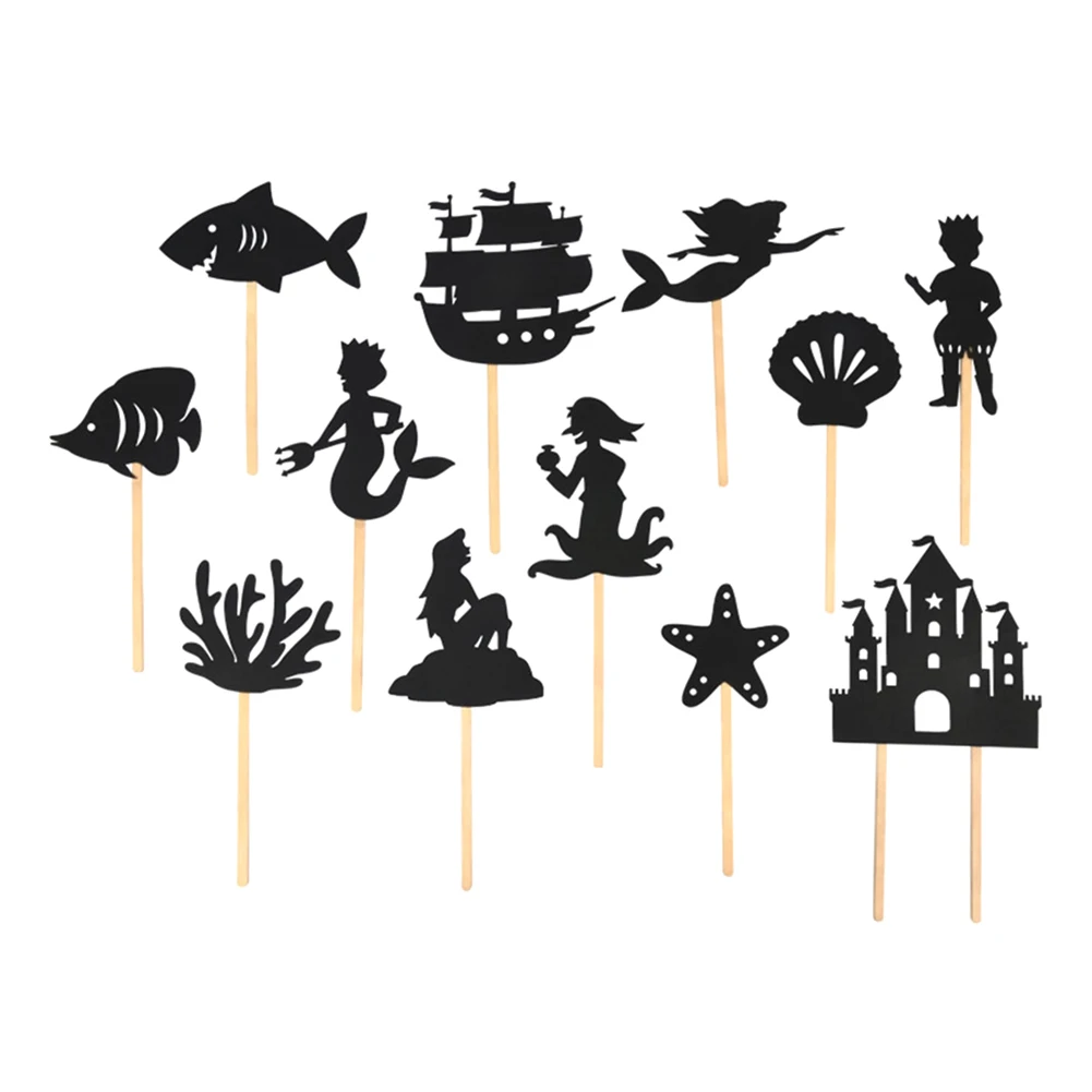 

Children's Educational Silhouette Game Fun Projection Parent-child Interactive Shadow Play Cognitive Classic Toy Set