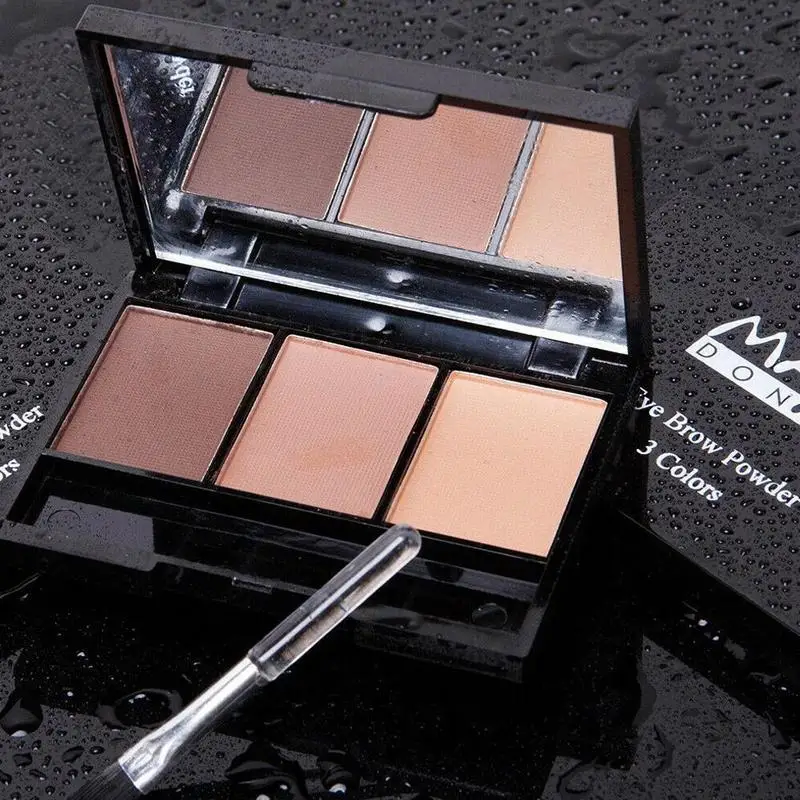 Новый горячий 3 цвета порошок для бровей оптовая продажа группы цветов может быть