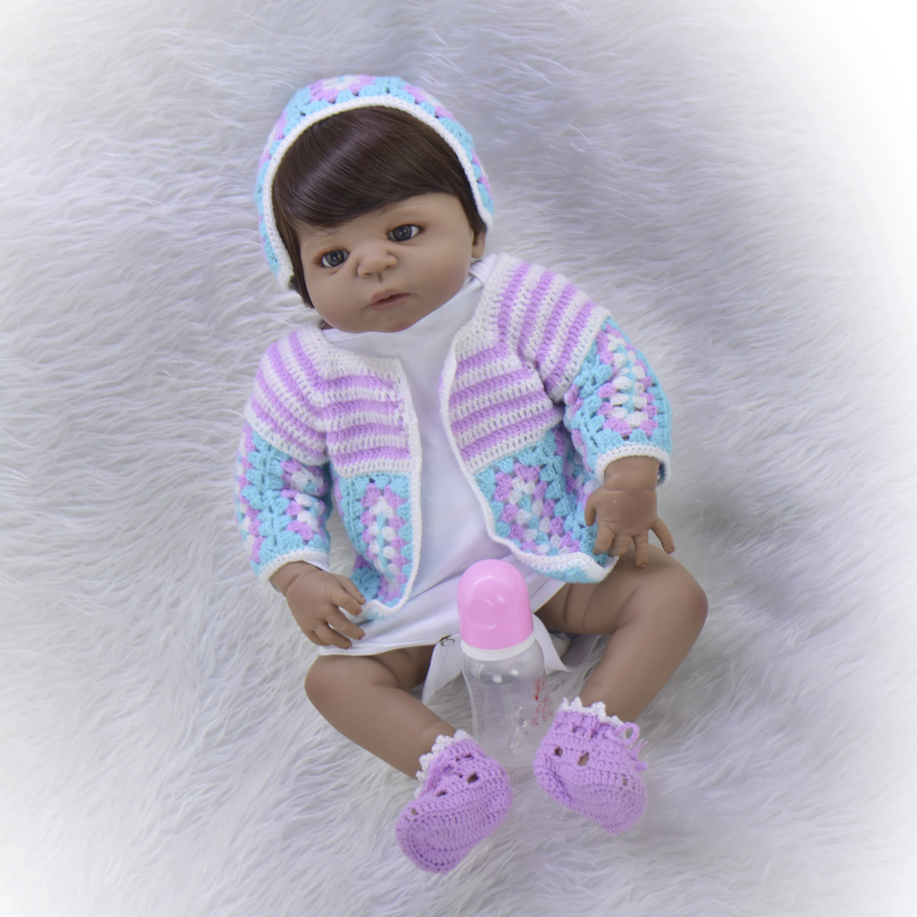 KEIUMI Fashion 23 ''Этнические куклы имитируют возрожденная менина Boneca полное