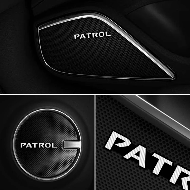 10 шт. Автомобильная декоративная 3D алюминиевая эмблема наклейка для Nissan Patrol Y60 Y61