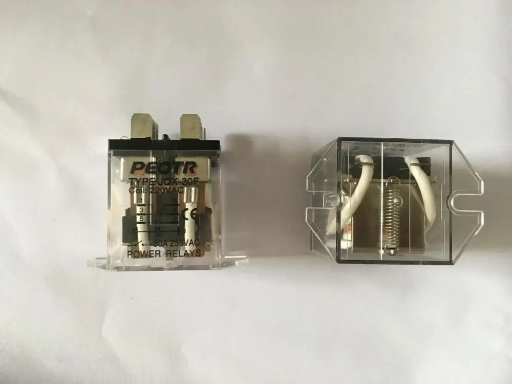 Промежуточное реле питания JQX-30F 2Z 30A 250VAC 8-контактный терминал DPDT 12VDC 24VDC 110VAC 220VAC 1