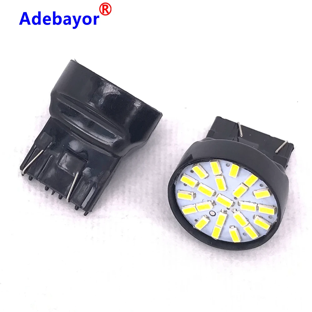 200X T20 22 светодиодный 1206 3014 SMD лампа 7443 указатель направления резервный поворота