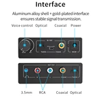AC3 192 кГц HiFi аудио-декодер DAC с регулировкой громкости оптический коаксиальный RCA 3,5 мм цифро-аналоговый преобразователь адаптер DA500