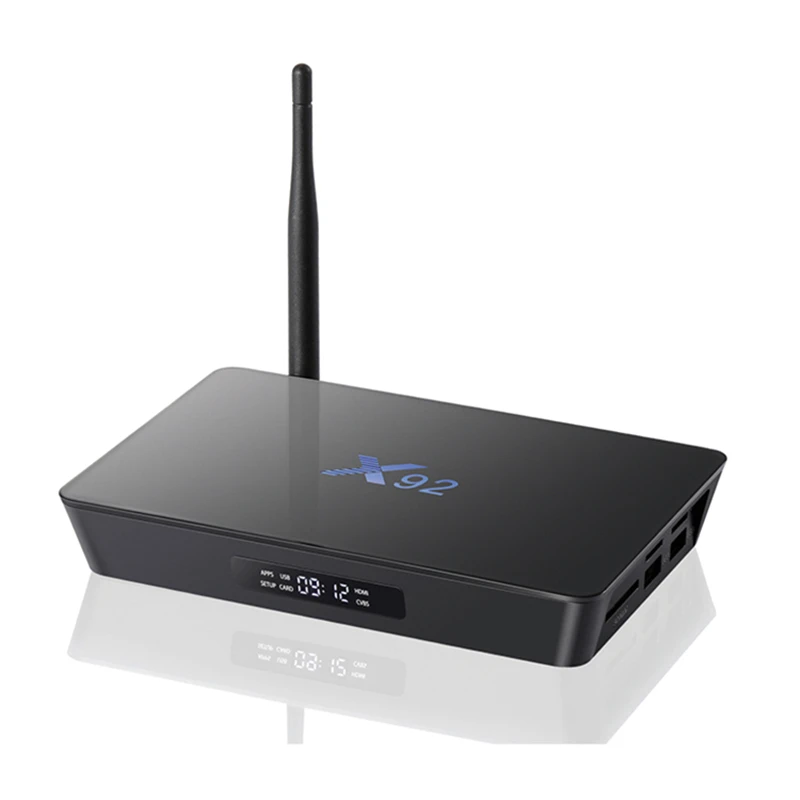 ILEPO tv Box X92 Android 7,1 Smart Amlogic S912 Восьмиядерный 64 бит 2G/16G 3g/16G Поддержка 2,4/5 ГГц WiFi Android бокс ТВ коробки