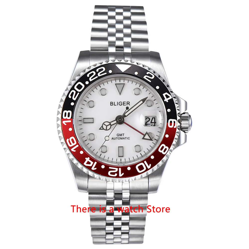 Часы мужские механические с сапфировым стеклом 40 мм|Мужские часы| |