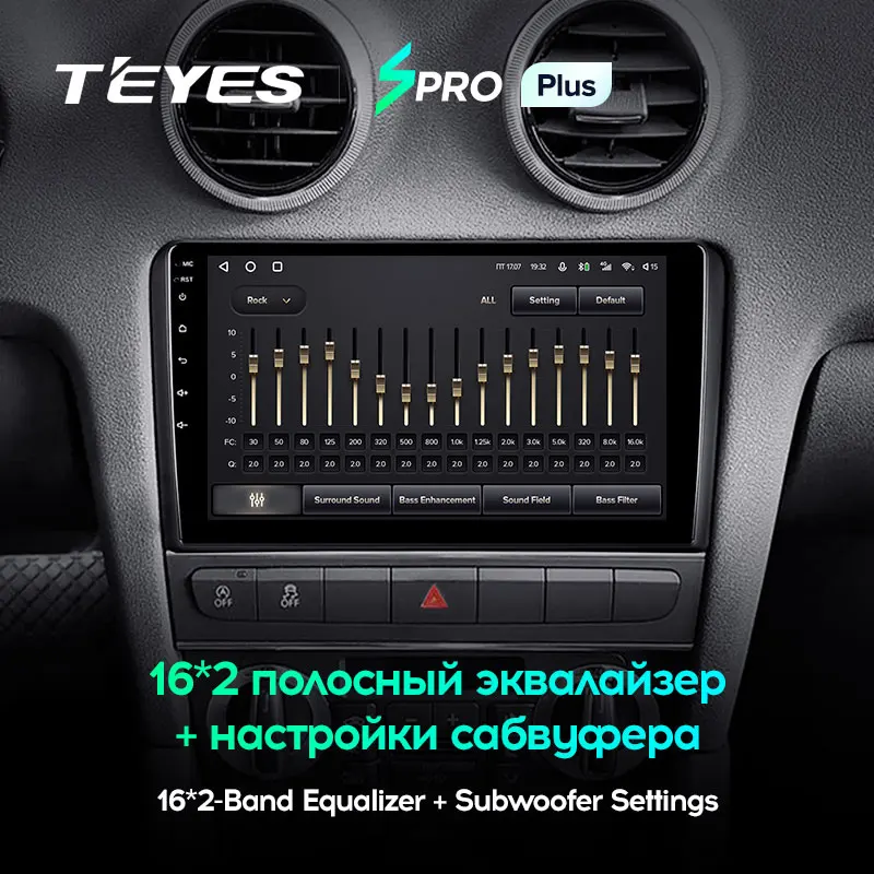 TEYES SPRO Plus Штатная магнитола For Ауди А3 РС3 С3 Audi A3 2 8P 2003 - 2013 S3 2006 2012 RS3 1 2011 до 8-ЯДЕР 4 +