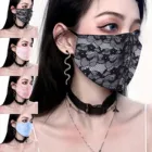 Многоразовая и моющаяся кружевная маска для взрослых D-ustproof и утолщенная многоразовая маска для рта маска для вечерние НКИ ночного клуба подарок #30