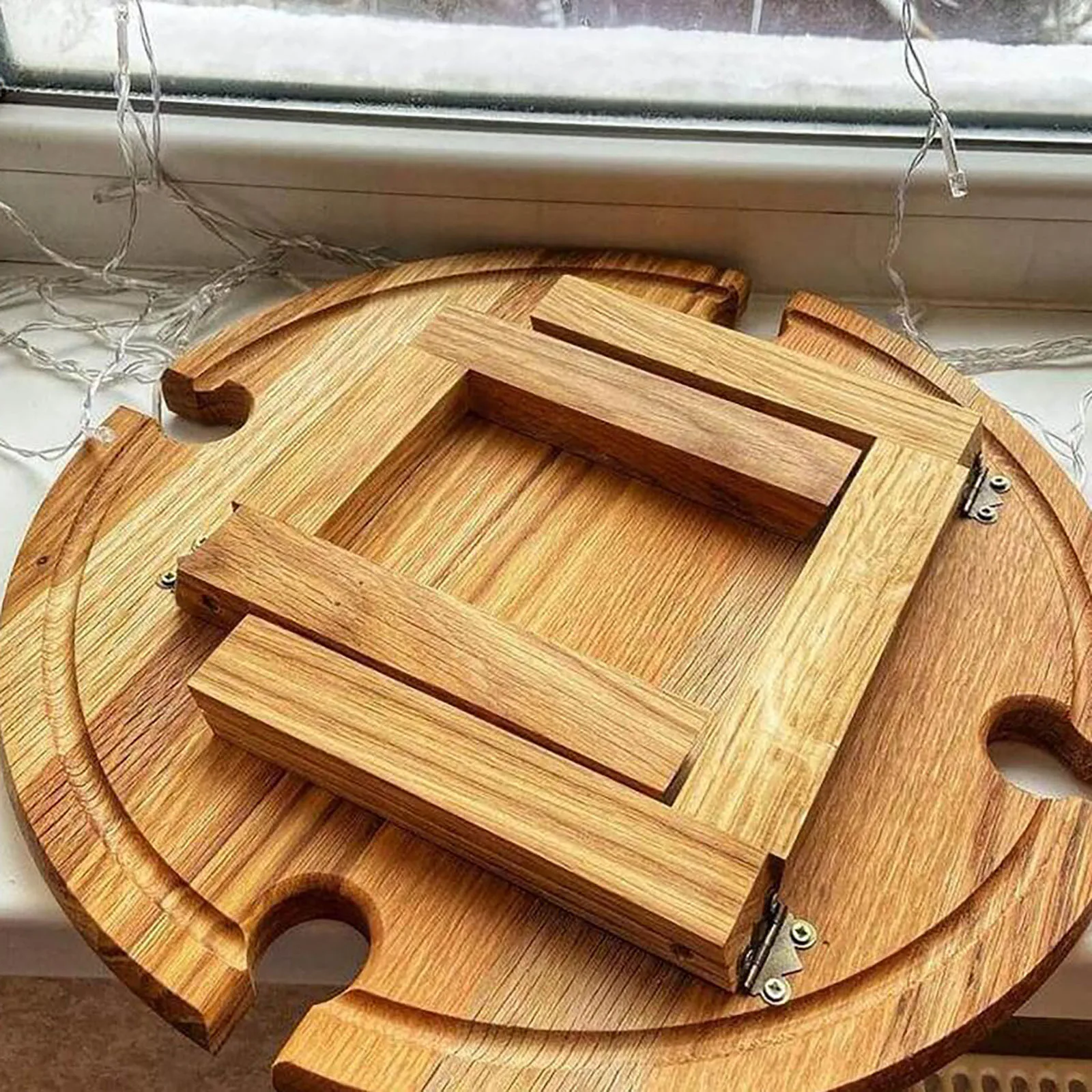 

Original Wooden Outdoor Tables Folding Outdoor Wine Rack Lawn Wine Rack Outdoor Picnic Portable Wine Rack