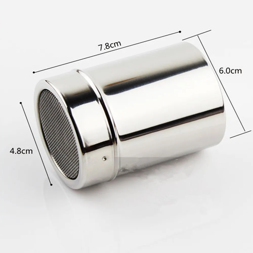 1 шт. классические Нержавеющая сталь Шоколад шейкер для сахара какао мучной кофе