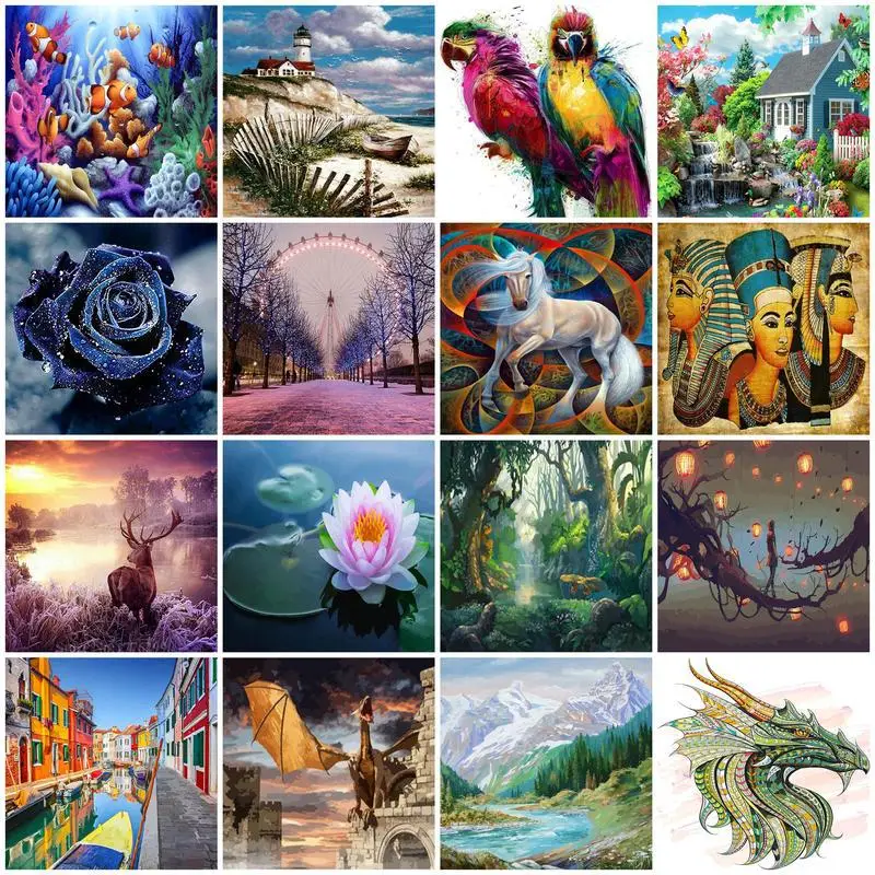 5D DIY Diamond painting embroidery full Rhinestone home decor Square or Round Decorative diamond mosaic Child Gift | Дом и сад