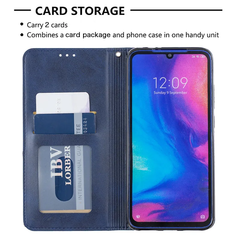 Xiaomi Redmi Note 7 Pro Чехол Магнитный кожаный тонкий чехол для Xiomi Redmi 7 7A Note7 7Pro Redmi7 флип-Стенд бизнес-чехол для телефона