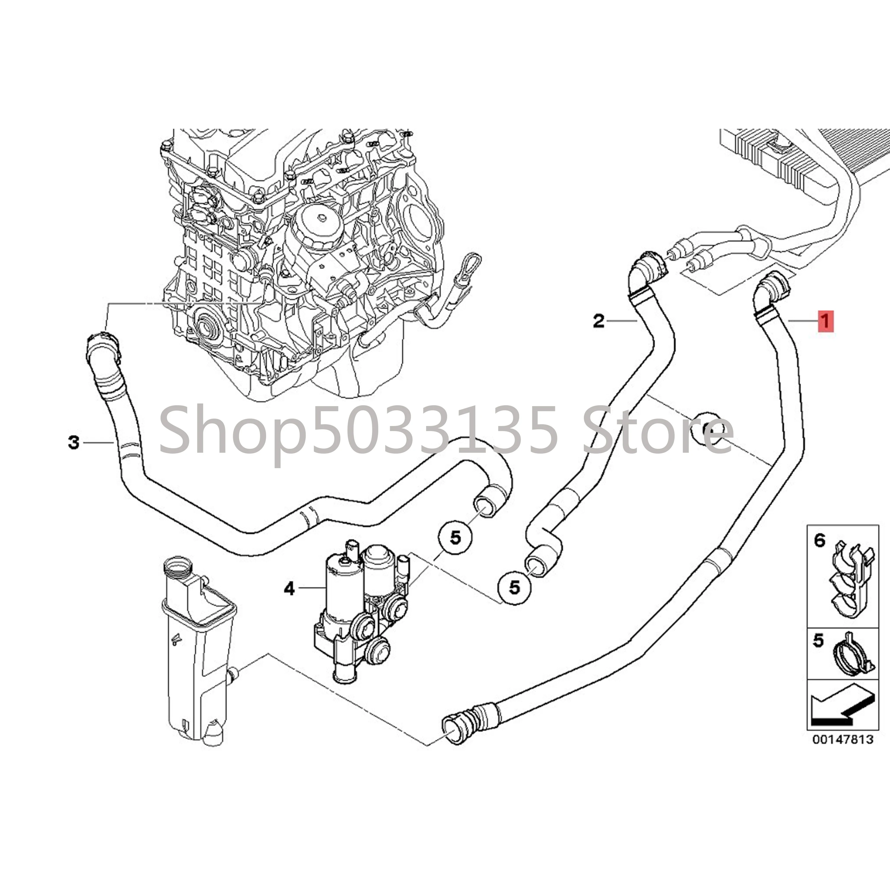 Автомобильный шланг теплообменник вспомогательный резервуар для воды