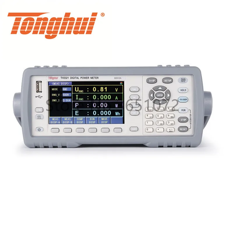 TH3321 AC и DC Цифровой измеритель мощности с тестом мощности, осциллографом, гармоническим анализом, гармонической гистограммой и микротоком