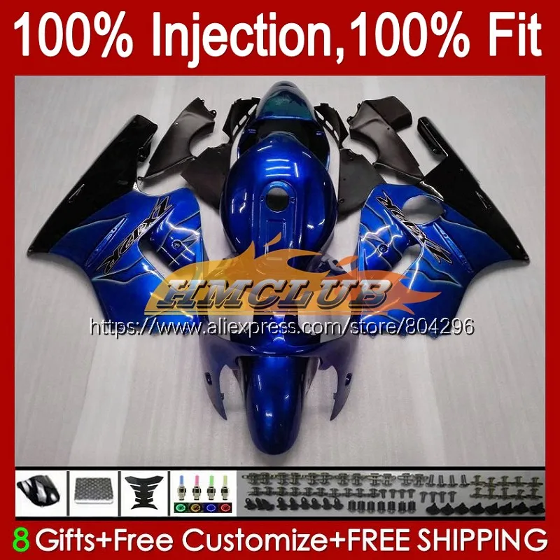 

Инъекция для KAWASAKI NINJA ZX-12R ZX12R 02 03 04 2005 2006 90No.41 ZX1200 в наличии синий CC ZX 12R 2002 2003 2004 05 06 обтекатель
