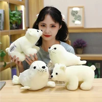 2428cm cute panda little sea lion polar bear plush doll children home decoration new cartoon sea worldzoo stuffed toy ornament