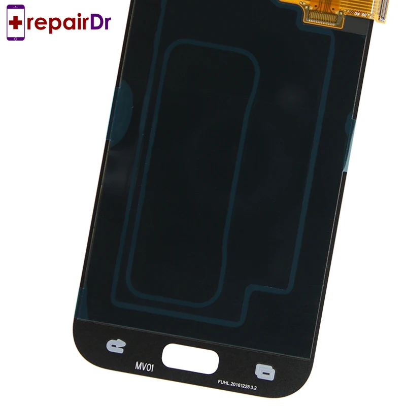 ЖК-дисплей с дигитайзером сенсорного экрана в сборе для Samsung Galaxy A5 2017 A520 и рамка 100%