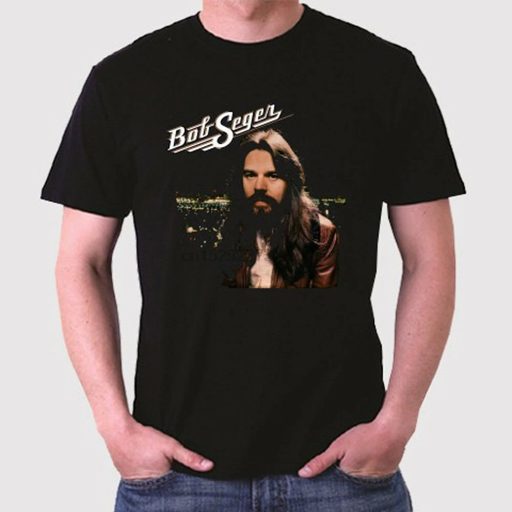 Новая мужская черная футболка с изображением Боба сегера из города музыкальная