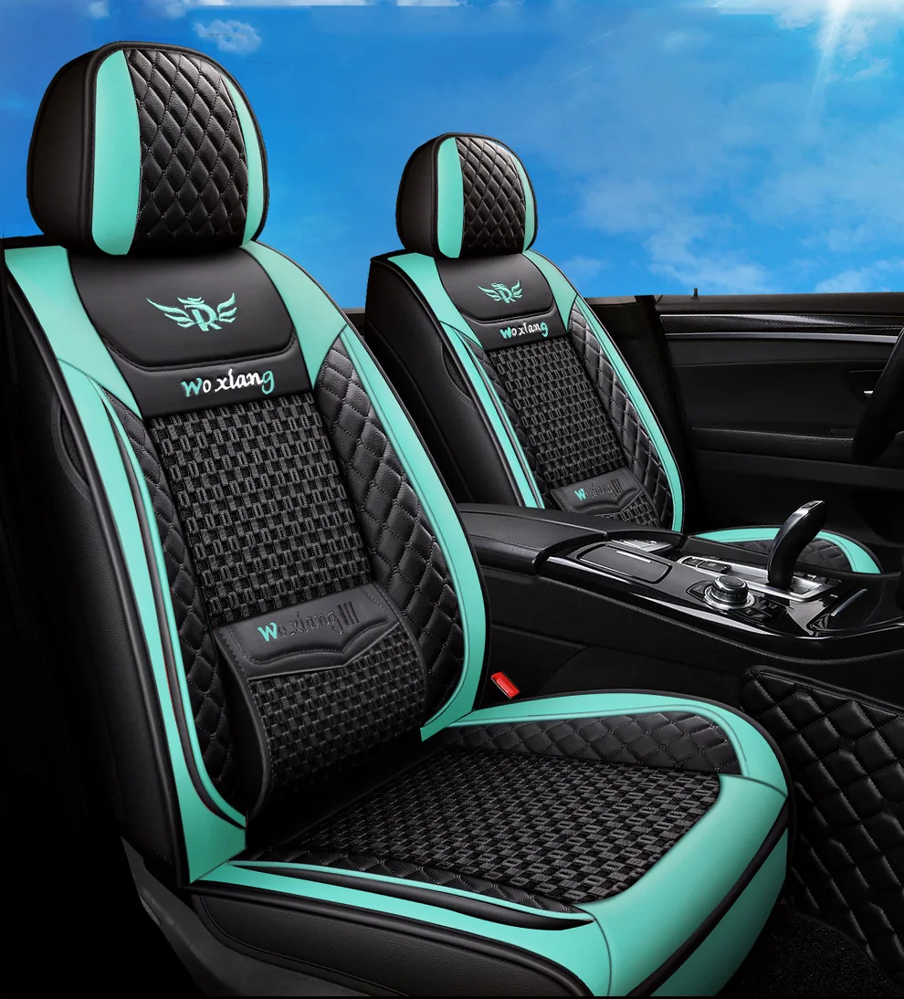 1 pcs leather car seat cover For Volkswagen polo 9n polo sedan 6r passat b3 Golf 7 5 6 Tiguan accessories seat covers for cars