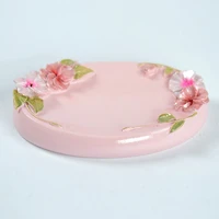 handmade silicone concrete mould flower shaped coaster tool