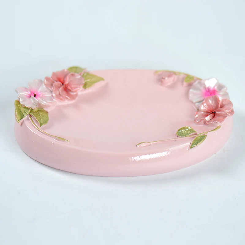 Handmade Silicone Concrete Mould Flower Shaped Coaster Tool | Дом и сад