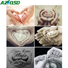 Алмазная вышивка AZQSD, алмазная вышивка, портрет, мозаика, украшение для дома