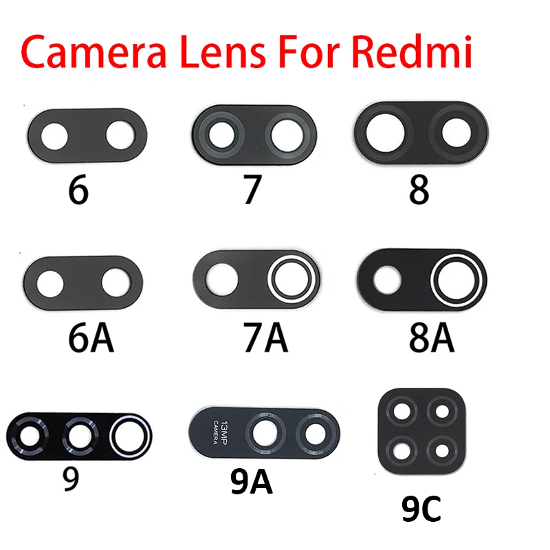 Стеклянная крышка для объектива Xiaomi Redmi 9T K30 Pro 10 6A 6 7 7A 8 8A 9 9A 9C - изображение