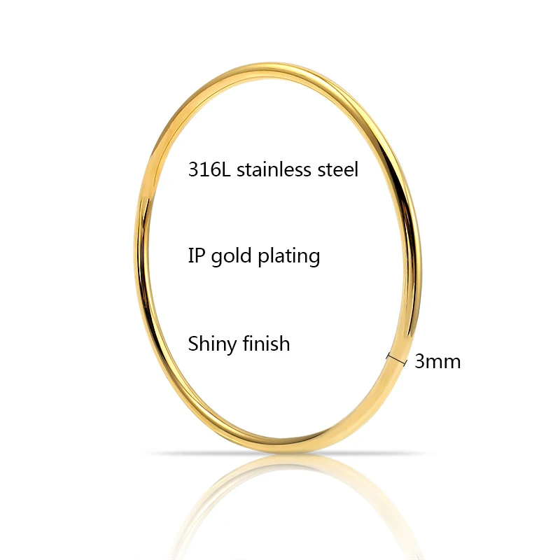 Классические Простые Модные гладкие браслеты и 3 цветов на выбор рождественский