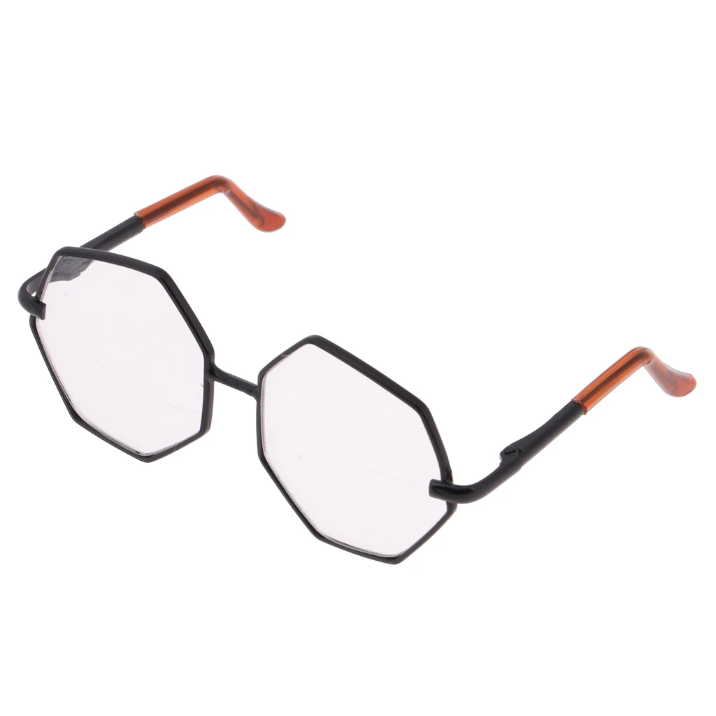 Аксессуары для кукол металлическая оправа шестигранные очки солнцезащитные 12