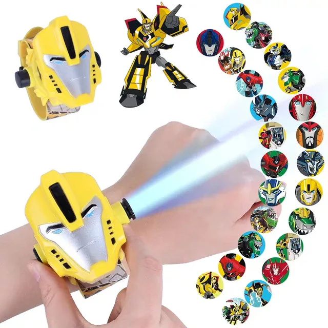 3D проекция Человек паук Ironman детские наручные часы дети мультфильм шаблон Микки