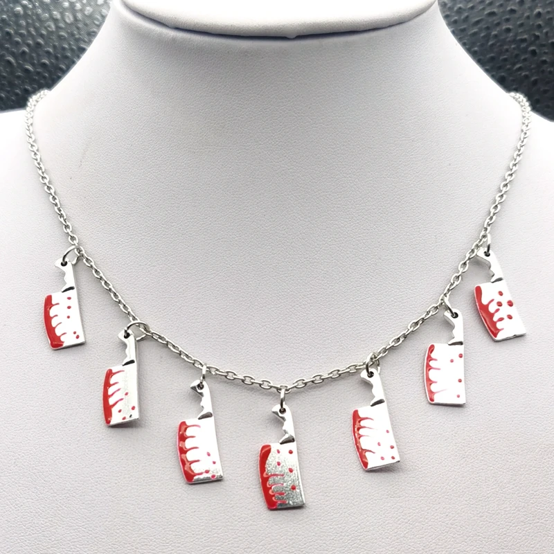 Тибетская Серебряная кухонная подвеска с ножом ожерелье кулон день смерти