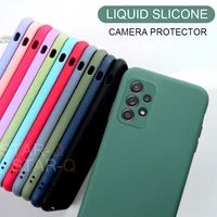 Чехол-накладка для Samsung Galaxy A52, A72, A32, 4G, силиконовый, с защитой камеры
