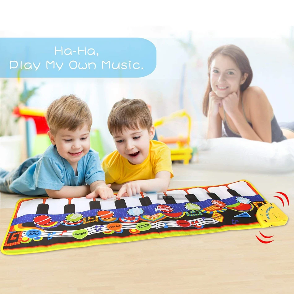 110x36 см детские коврики для пианино музыкальные Детские Сенсорные игры
